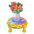 蓝色皇室桌子